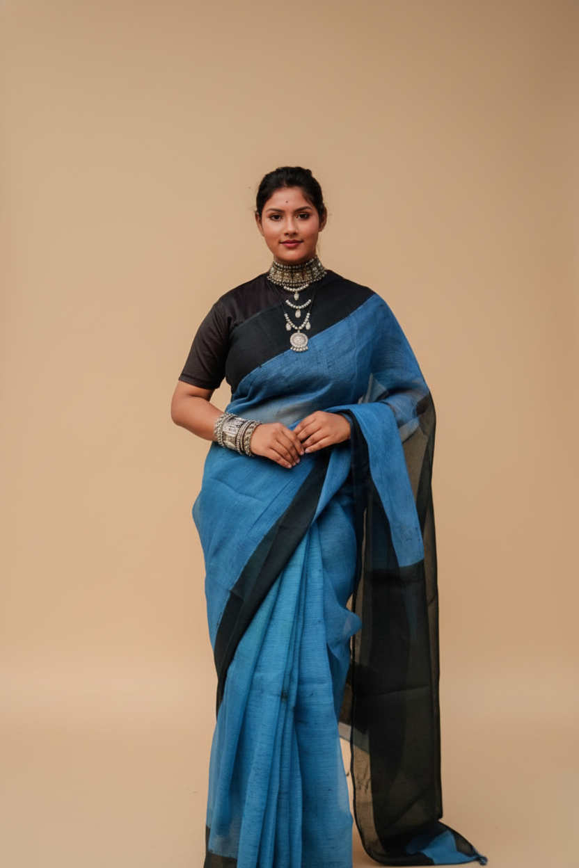 Batik silk saree