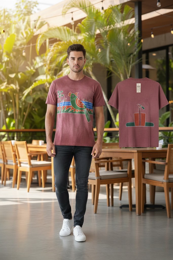 Designer batik t-shirt