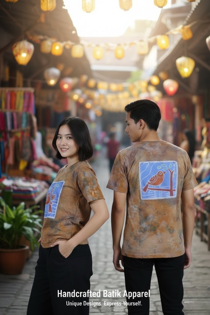 Designer batik t-shirt